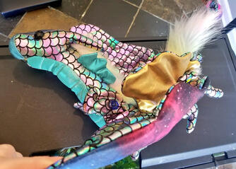 Celestial Dragon Button-Jointed Plush