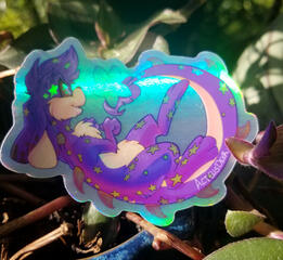 Holographic Starry Zafara Sticker